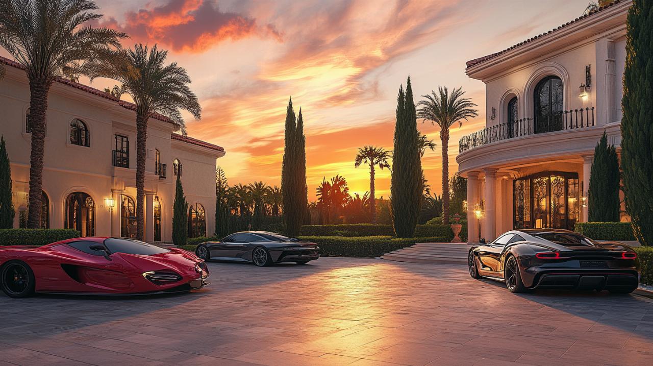 ¿Cuál es la fortuna de GMK comparada con otros influencers del automovilismo de lujo?