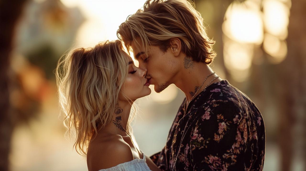 Hailey Baldwin deslumbra junto a Justin Bieber: el beso apasionado en una nueva foto que confirma su romance